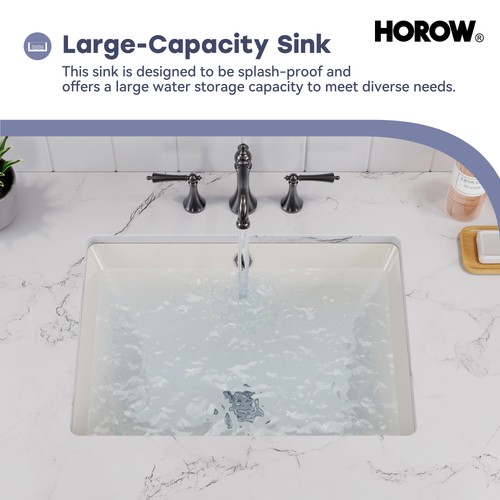 Horow undermount bathroom sink - undermount,